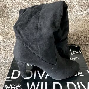 Black thigh high boots❗️❗️😍 SUEDE